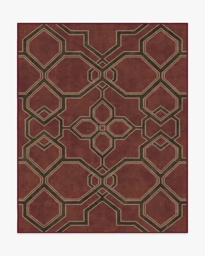 Ruggable Kian Red Flatwoven Rug By Martyn Lawrence Bullard