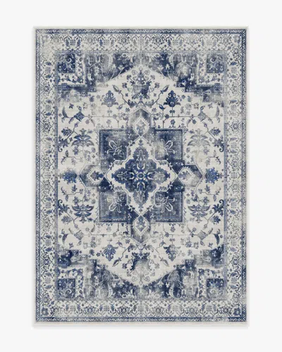 Ruggable Kira Delft Blue Flatwoven Rug