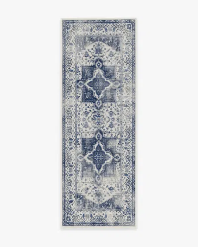 Ruggable Kira Delft Blue Flatwoven Rug