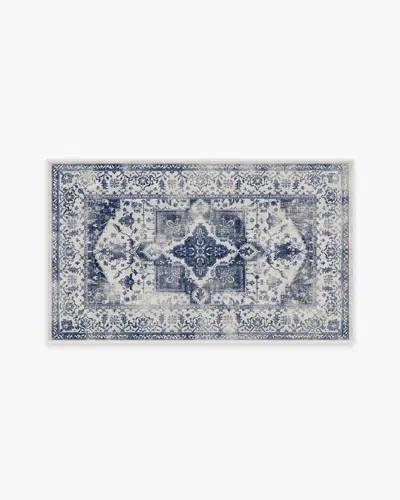 Ruggable Kira Delft Blue Flatwoven Rug