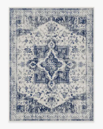 Ruggable Kira Delft Blue Flatwoven Rug