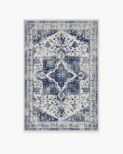 Ruggable Kira Delft Blue Flatwoven Rug