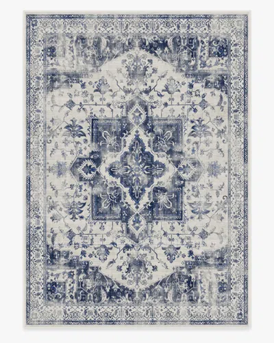 Ruggable Kira Delft Blue Flatwoven Rug