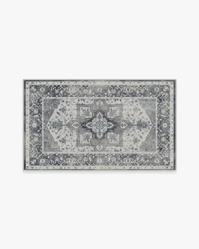 Ruggable Kira Stone Blue Flatwoven Rug In Gray
