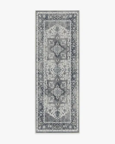 Ruggable Kira Stone Blue Flatwoven Rug In Gray