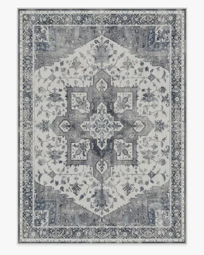 Ruggable Kira Stone Blue Flatwoven Rug
