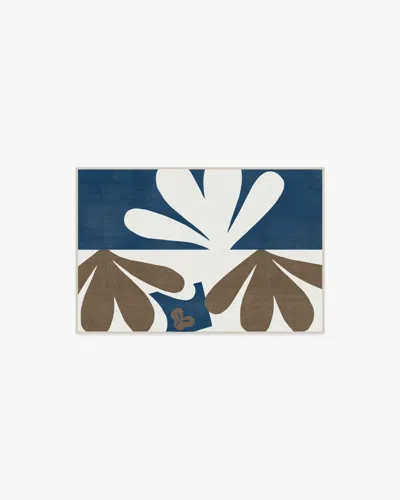 Ruggable Kolmikko Blue & Tan Flatwoven Rug By Marimekko In Multi