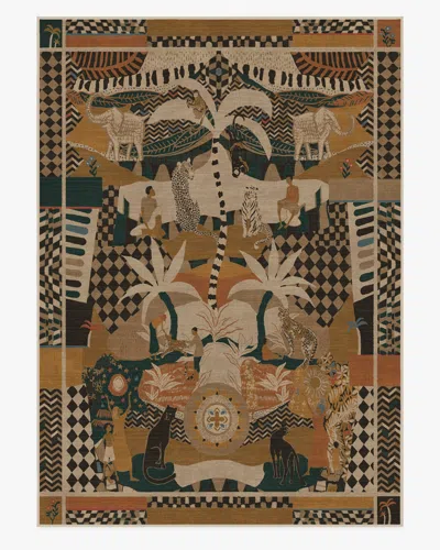 Ruggable La Joie Natural Multicolor Flatwoven Rug By Architectural Digest In Brown
