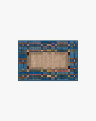 Ruggable Lad Blue Flatwoven Rug By Jungalow