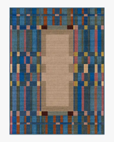 Ruggable Lad Blue Flatwoven Rug By Jungalow