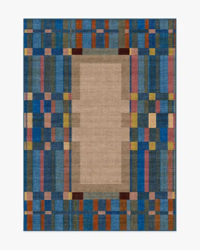 Ruggable Lad Blue Flatwoven Rug By Jungalow