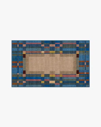 Ruggable Lad Blue Flatwoven Rug By Jungalow