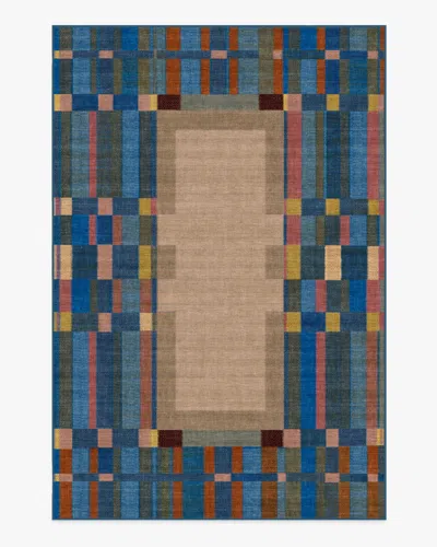 Ruggable Lad Blue Flatwoven Rug By Jungalow