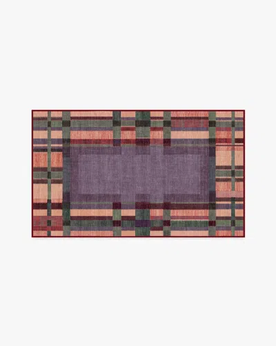 Ruggable Lad Mauve Flatwoven Rug By Jungalow In Purple