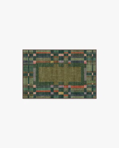 Ruggable Lad Olive Flatwoven Rug By Jungalow In Green