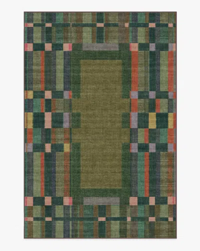 Ruggable Lad Olive Flatwoven Rug By Jungalow In Multi