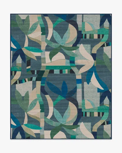 Ruggable Laguna Blue Outdoor Rug In Multi
