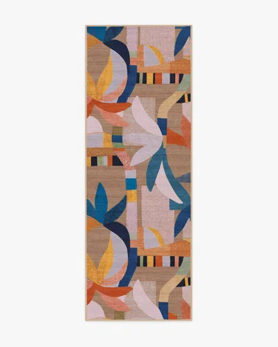 Ruggable Laguna Natural Multicolor Outdoor Rug In Animal Print