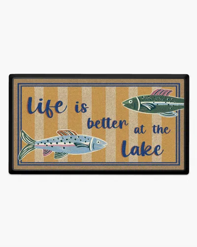 Ruggable Lake Life Large Doormat In Multi