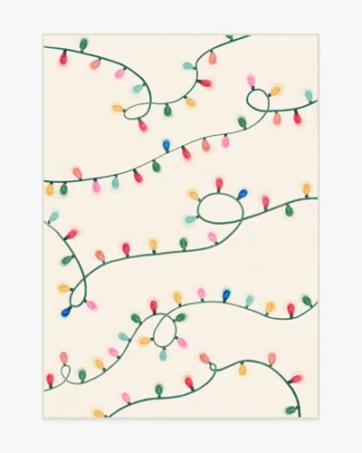 Ruggable Let It Glow Cream Flatwoven Rug