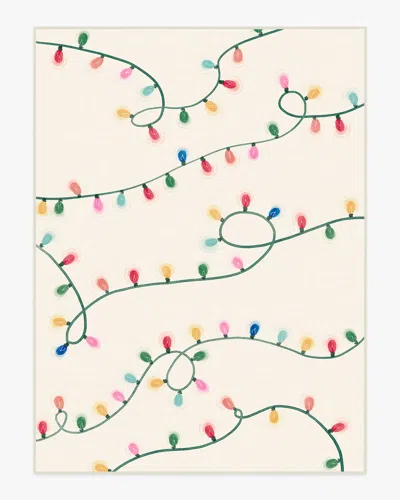 Ruggable Let It Glow Cream Flatwoven Rug