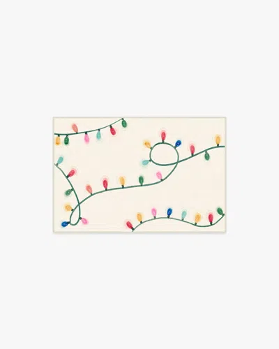 Ruggable Let It Glow Cream Flatwoven Rug In Multi