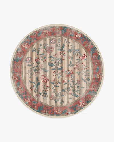 Ruggable Lilou Currant & Teal Green Flatwoven Rug In Multi