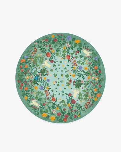 Ruggable Lily Pad Meadow Multicolor Flatwoven Rug In Gray