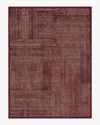 Ruggable Linear Oasis Rust Red Flatwoven Rug In Multi