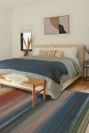 Ruggable Linear Striped Multicolor Flatwoven Rug In Multi