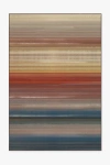 Ruggable Linear Striped Multicolor Flatwoven Rug In Multi