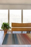 Ruggable Linear Striped Multicolor Flatwoven Rug In Multi