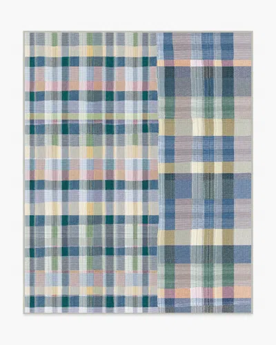 Ruggable Linnea Slate Blue Multicolor Flatwoven Rug