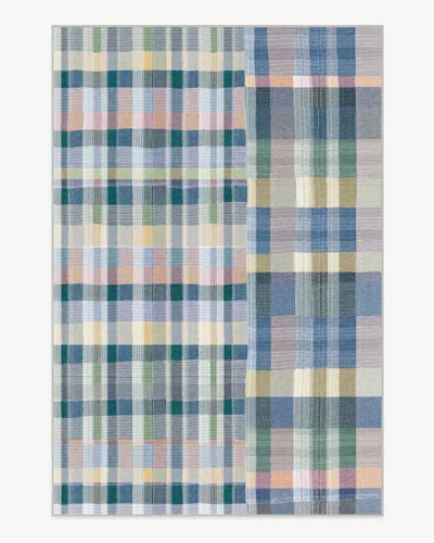 Ruggable Linnea Slate Blue Multicolor Flatwoven Rug