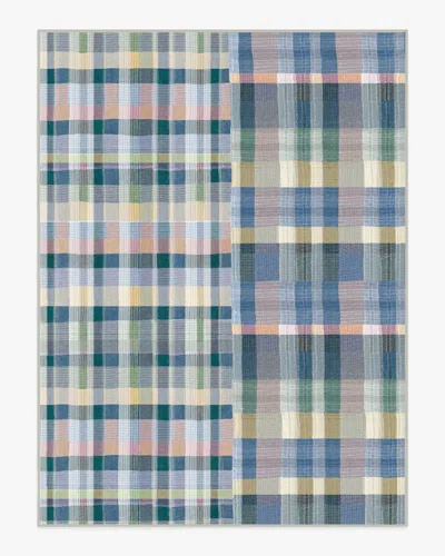 Ruggable Linnea Slate Blue Multicolor Flatwoven Rug