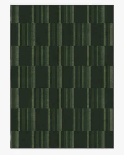 Ruggable London Olive & Green Flatwoven Rug By Michael Michalsky