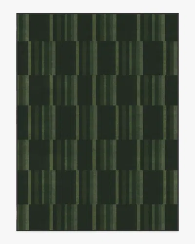 Ruggable London Olive & Green Flatwoven Rug By Michael Michalsky