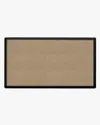 Ruggable Looped Solid Light Coir Large Doormat In Brown