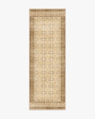 Ruggable Lorah Warm Natural Flatwoven Rug In Brown
