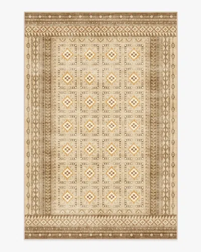 Ruggable Lorah Warm Natural Flatwoven Rug In Brown