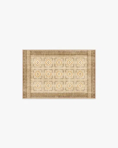 Ruggable Lorah Warm Natural Flatwoven Rug In Brown