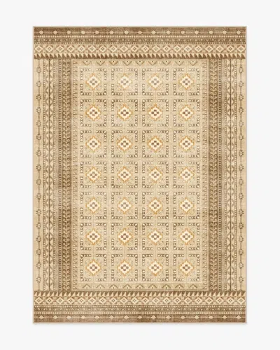 Ruggable Lorah Warm Natural Flatwoven Rug In Brown