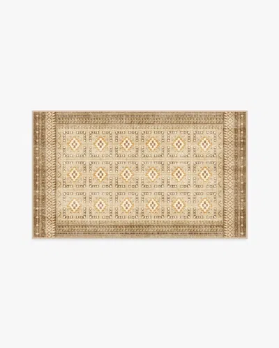 Ruggable Lorah Warm Natural Flatwoven Rug In Brown