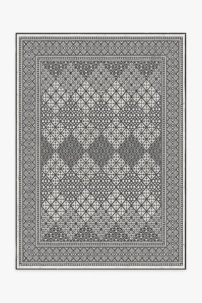 Ruggable Loseta Black Outdoor Rug