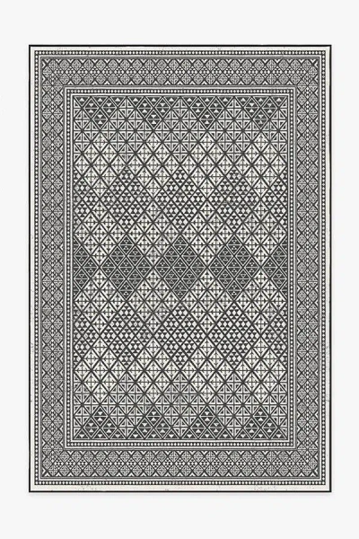 Ruggable Loseta Black Outdoor Rug