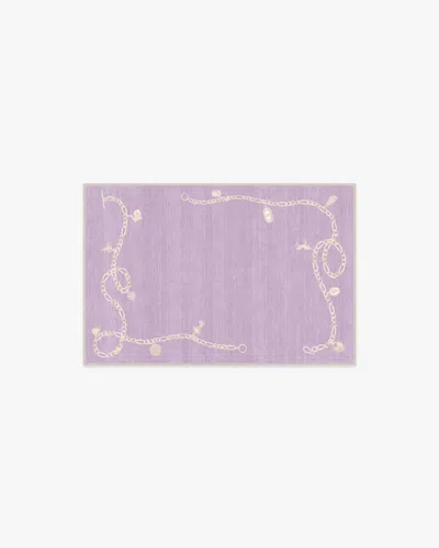 Ruggable M&e Charms Lilac Flatwoven Rug By Humberto Leon In Purple