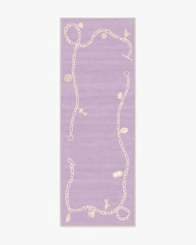 Ruggable M&e Charms Lilac Flatwoven Rug By Humberto Leon In Purple