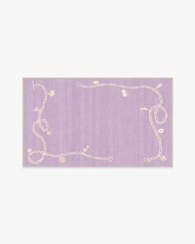 Ruggable M&e Charms Lilac Flatwoven Rug By Humberto Leon In Purple