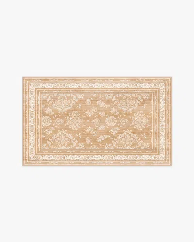 Ruggable Maelyn Camel & Ivory Flatwoven Rug In Brown