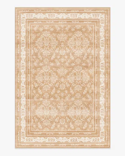 Ruggable Maelyn Camel & Ivory Flatwoven Rug In Brown